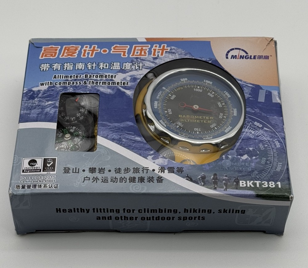 Altimeter Compass Barometer Thermometer Multi-Function Mingle BKT381