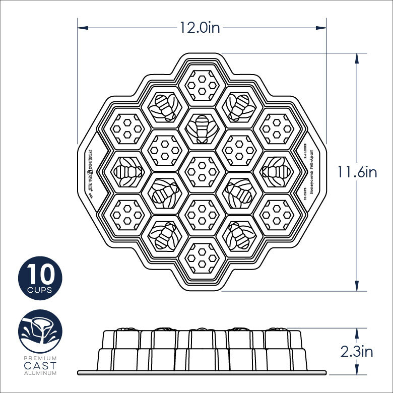 Nordic Ware Honeycomb Pull-Apart Pan