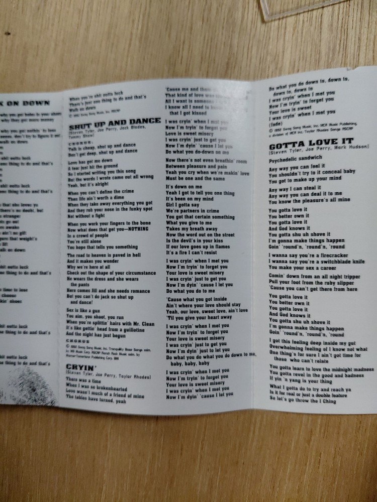 Get a Grip by Aerosmith (Cassette, 1993)