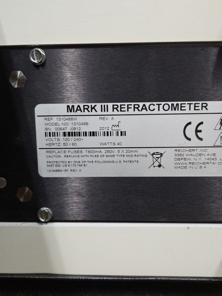 Reichert Mark III Refractometer