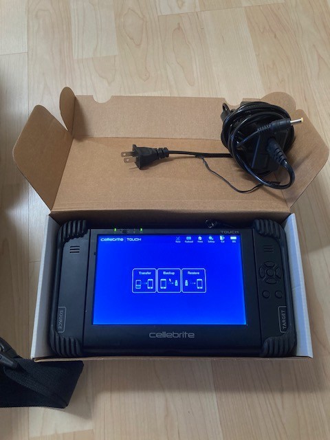 CeIlebrite Touch UFED Forensic Extraction Device