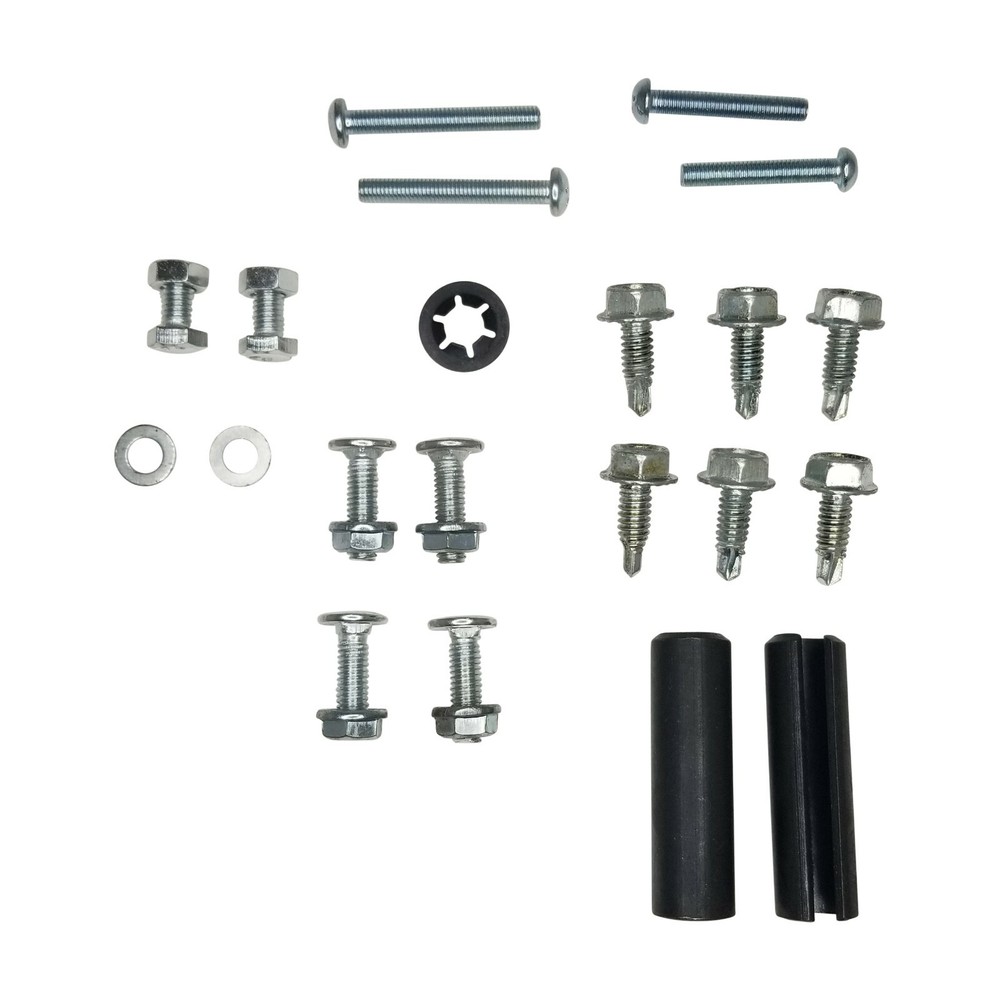 Secure Universal Garage Door Lock Kit with Spring Latch & Keyed Handle -Full Kit