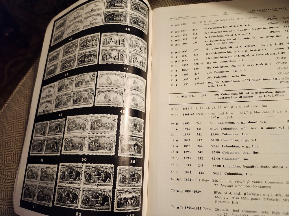 Book Catalog Postage stamps of the USA British Empire & Russia