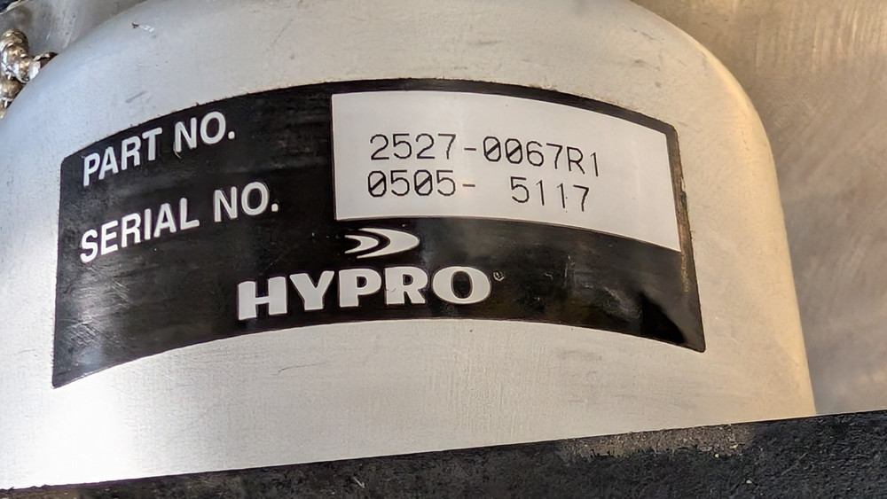 FOAMPRO HYPRO MODEL 2100 FOAM PUMP KIT FOR CLASS A 0R B FIRE FIGHTING System