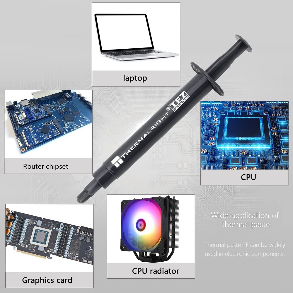High Conductivity Thermal Paste for CPU and GPU Coolers, Non-Conductive 2g