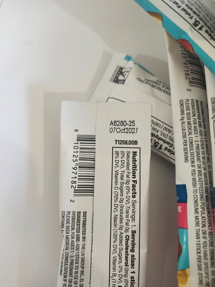 Liquid I.V. Hydration Multiplier - Raspberry Lemonade - 137 Packs