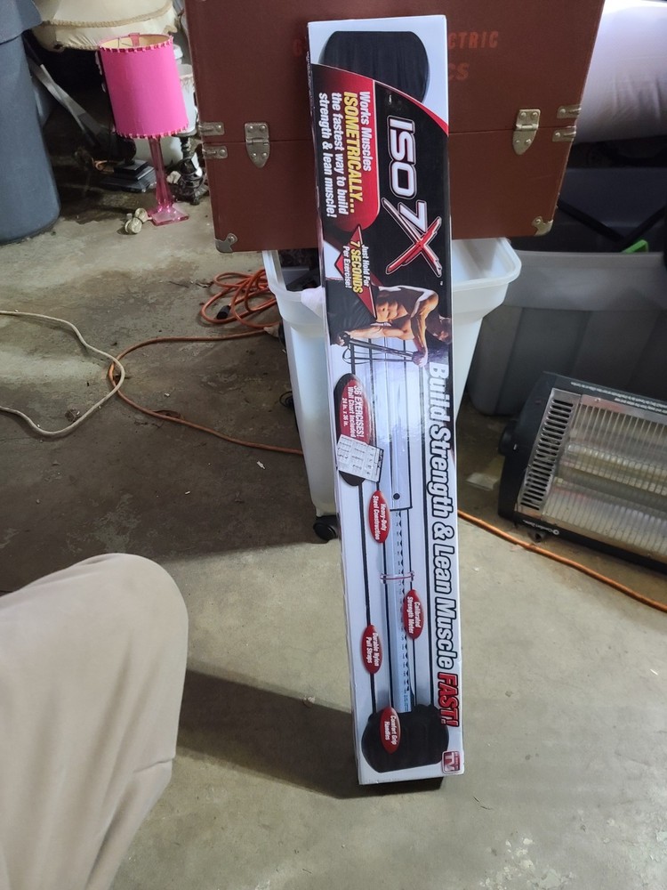 Ontel ISO 7X Isometric Workout Bar - Silver