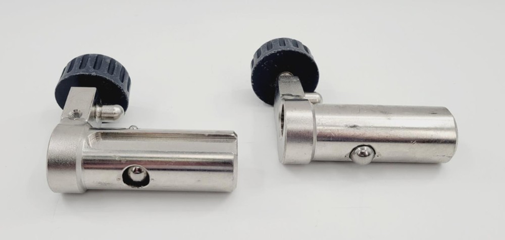 Getinge 1132.81A Left & Right Maquet Pole Clamp Table Attachments