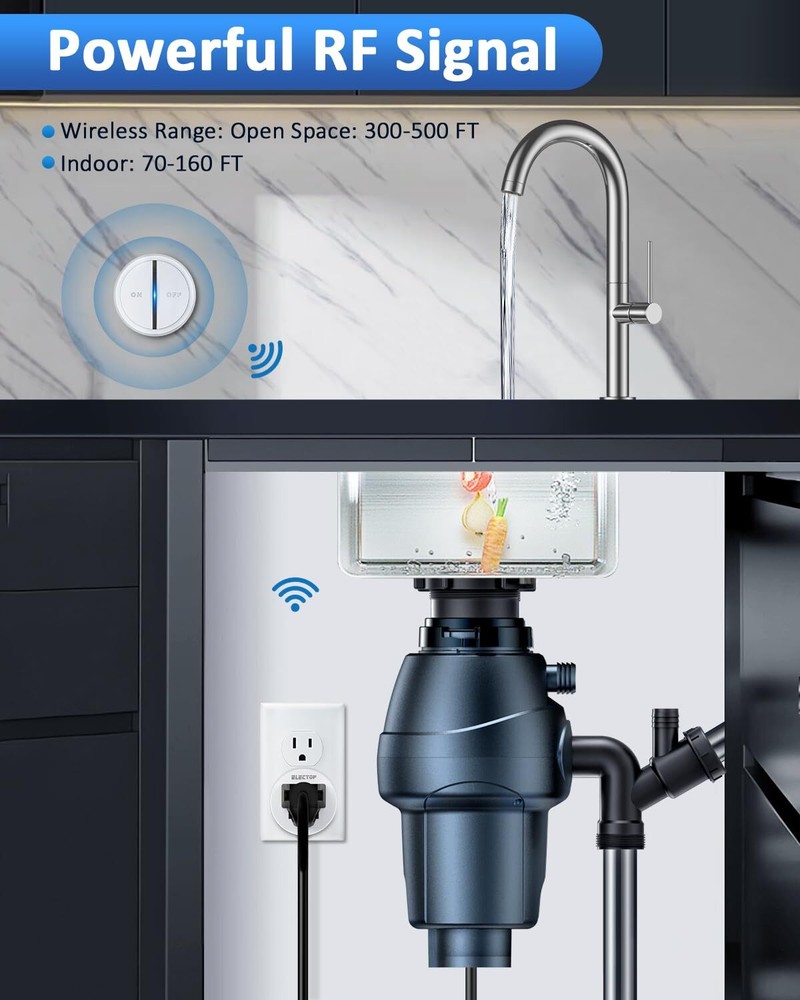 Garbage Disposal Wireless Switch Kit Wireless Garbage Disposal Remote Control Ou