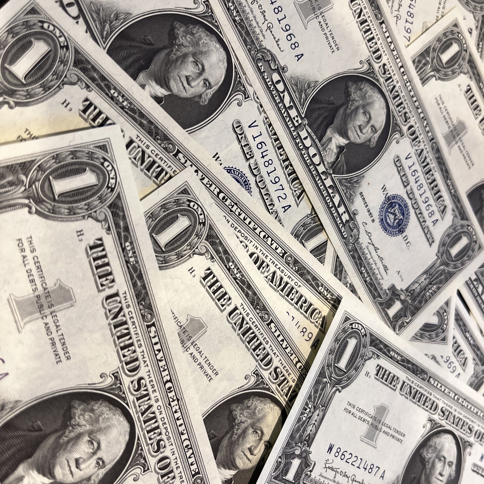 1957 One Dollar ($1) Note • Silver Certificate Bill • Uncirculated • UNC CU CHBU