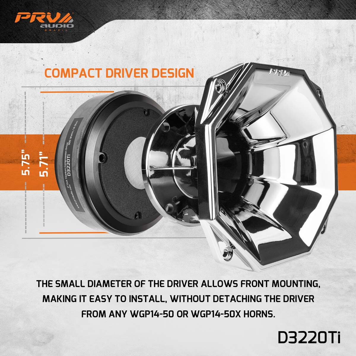 2x PRV Audio 2" Driver D3220Ti High Frequency Titanium PRO Audio 600W Package