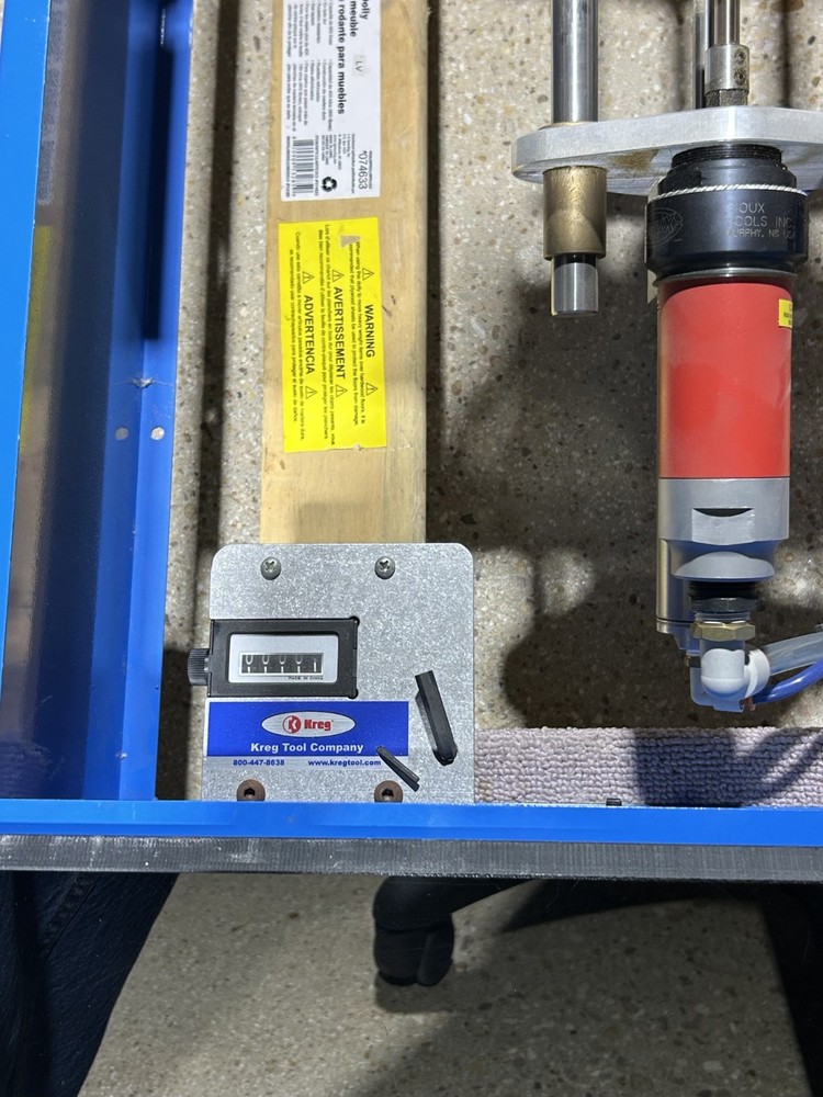 Kreg 1-Spindle Table Pneumatic Pocket Hole Machine DK1100TP