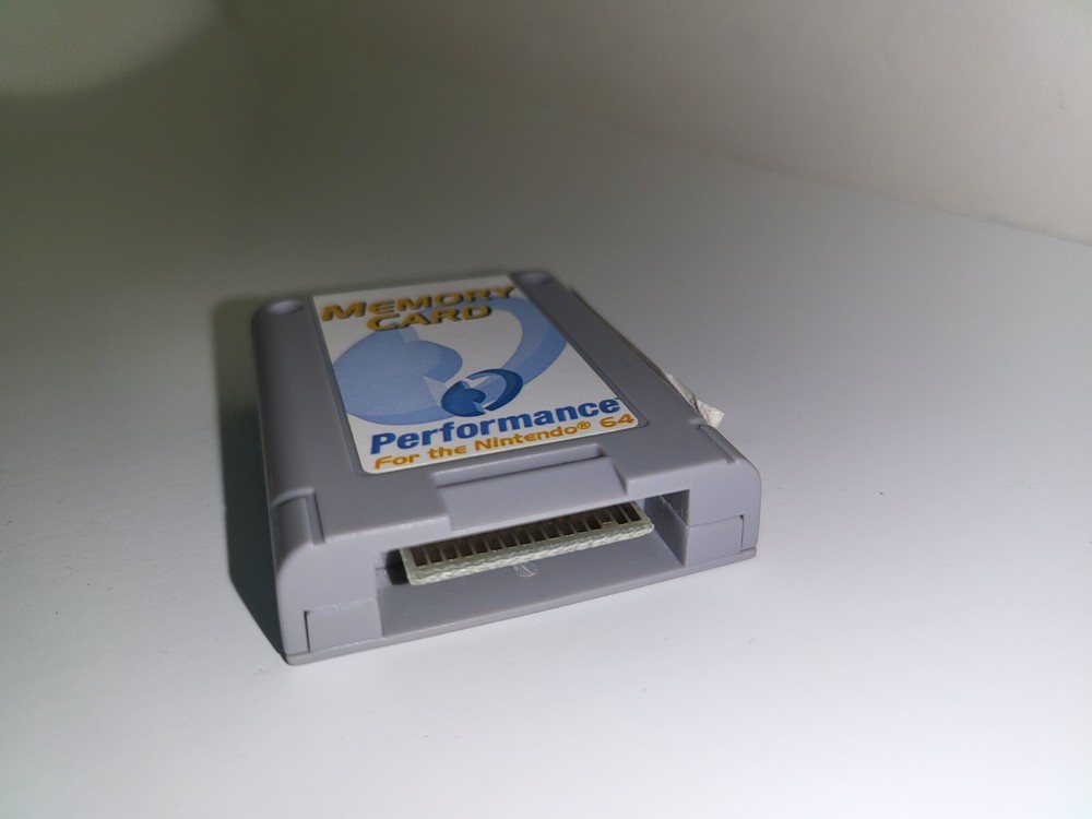 NEW PERFORMANCE MEMORY CARD FOR NINTENDO 64 N64 TESTED #e15