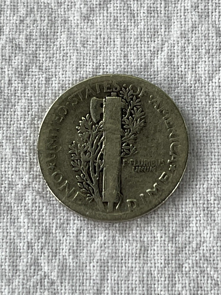 1921 US SILVER MERCURY DIME Uncertified, Circulated