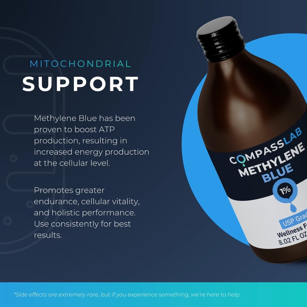 MB 1% Solution, 237 mL – Glass Bottle – Compass Laboratory