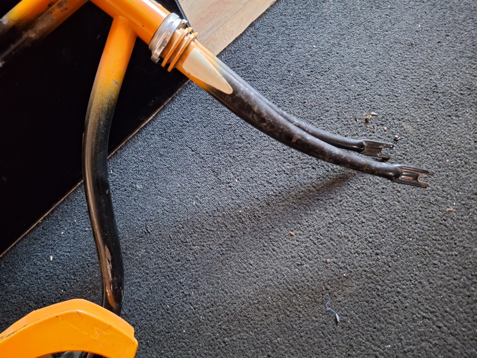 Huffy Muscle Bike 20" Frame Set Og Paint Cheater Slick Dragster Gremlin