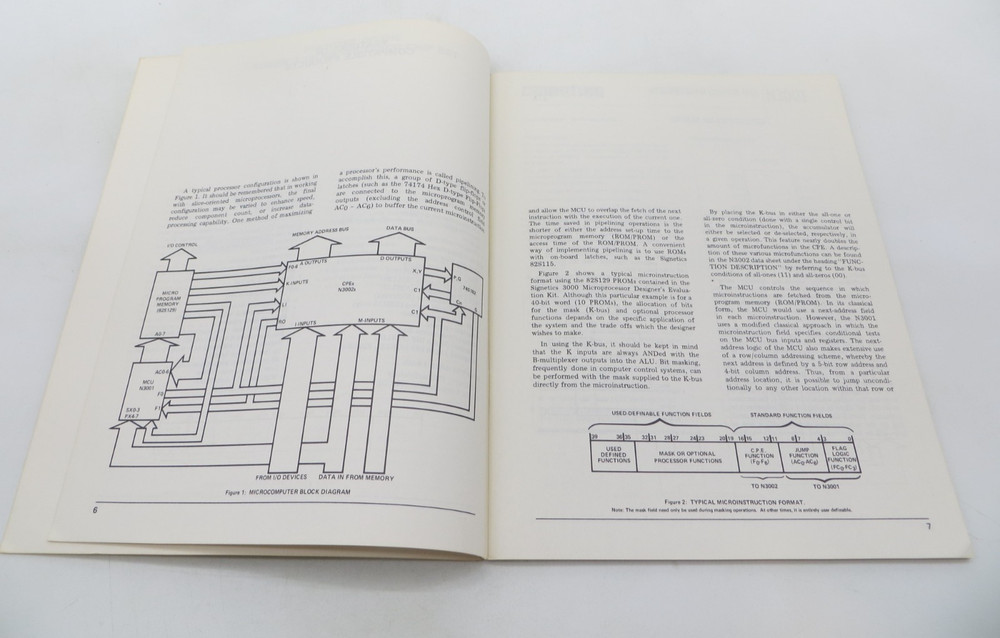 Signetics Microprocessor Introducing The 3000 1975 Databook Tech Manual vintage