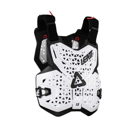 LEATT CHEST PROTECTOR 1.5 WHITE - ONE SIZE - 5023050800