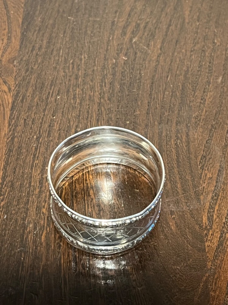 Antique French Silver Napkin Ring