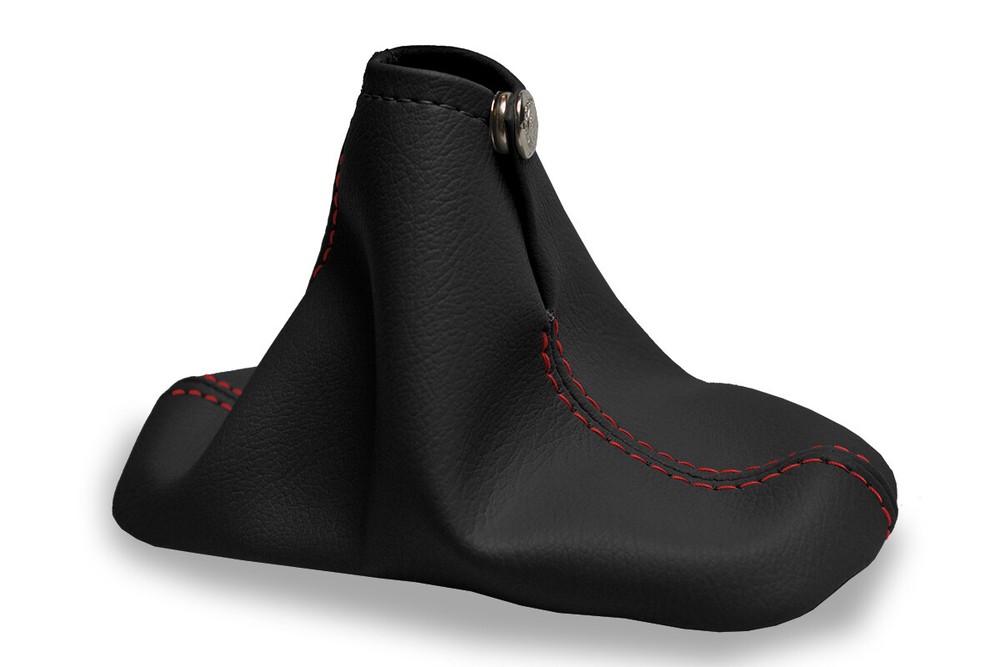 Manual Shift Boot Cover Leather for Chevrolet Cavalier 2000-2005 Red Stitch