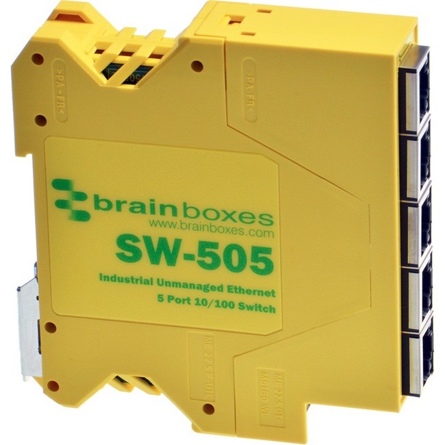 Brainboxes SW505_3 Ethernet Switch 5 Port 10/100Base-TX