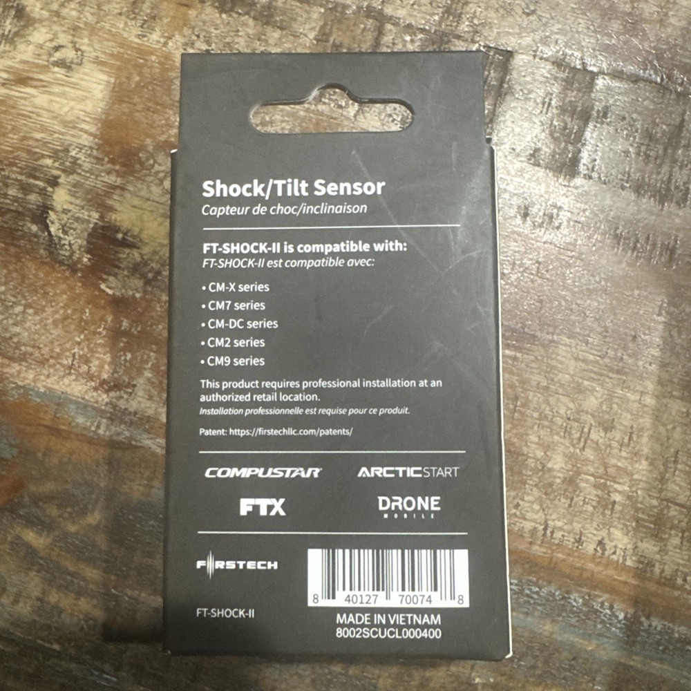 Firstech Compustar Dual Stage Shock Sensor FT-SHOCK *NEW IN BOX*
