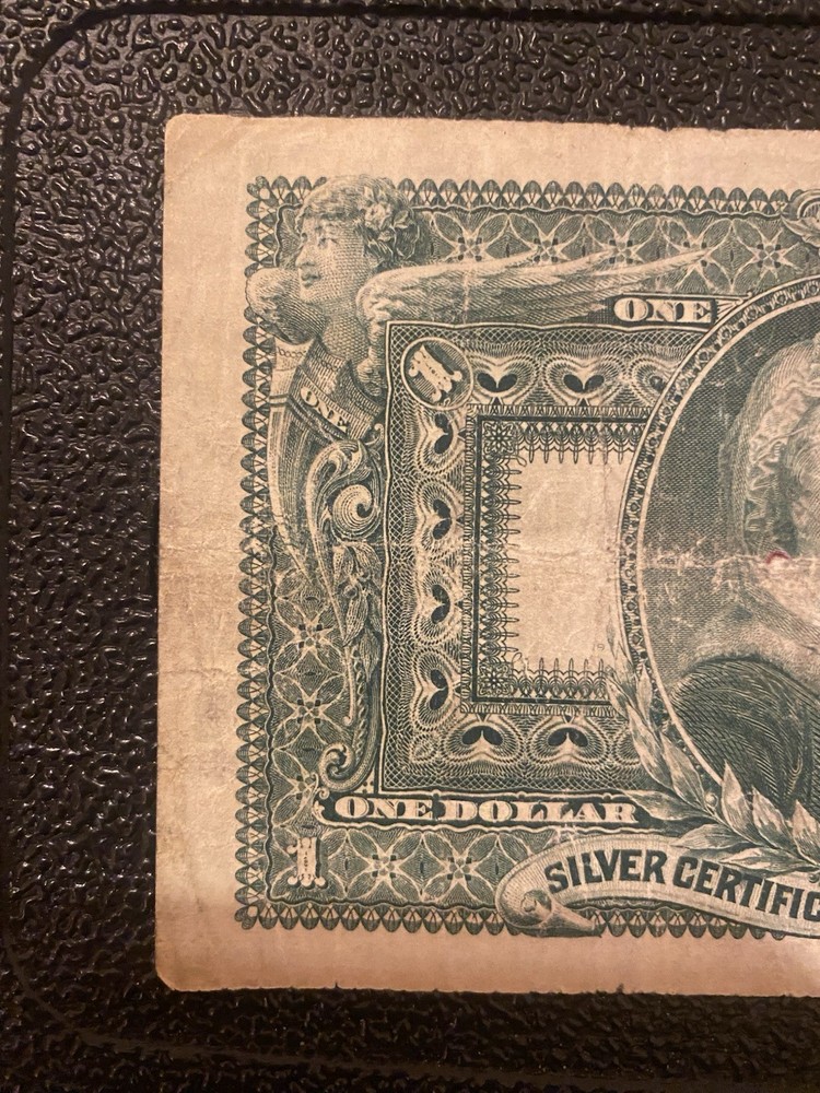 FR. 224 1896 $1 ONE DOLLAR “EDUCATIONAL” SILVER CERTIFICATE CURRENCY NOTE
