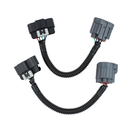 HID to Halogen Headlight Conversion Wiring Harness Connector Adapter Set Front