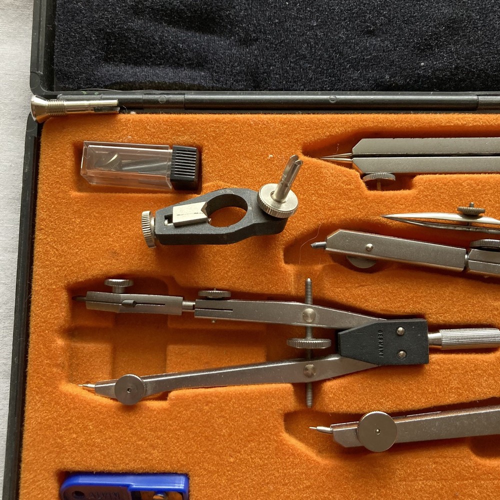 Vintage, Alvin 795 JS, Precision Drawing Instruments Set