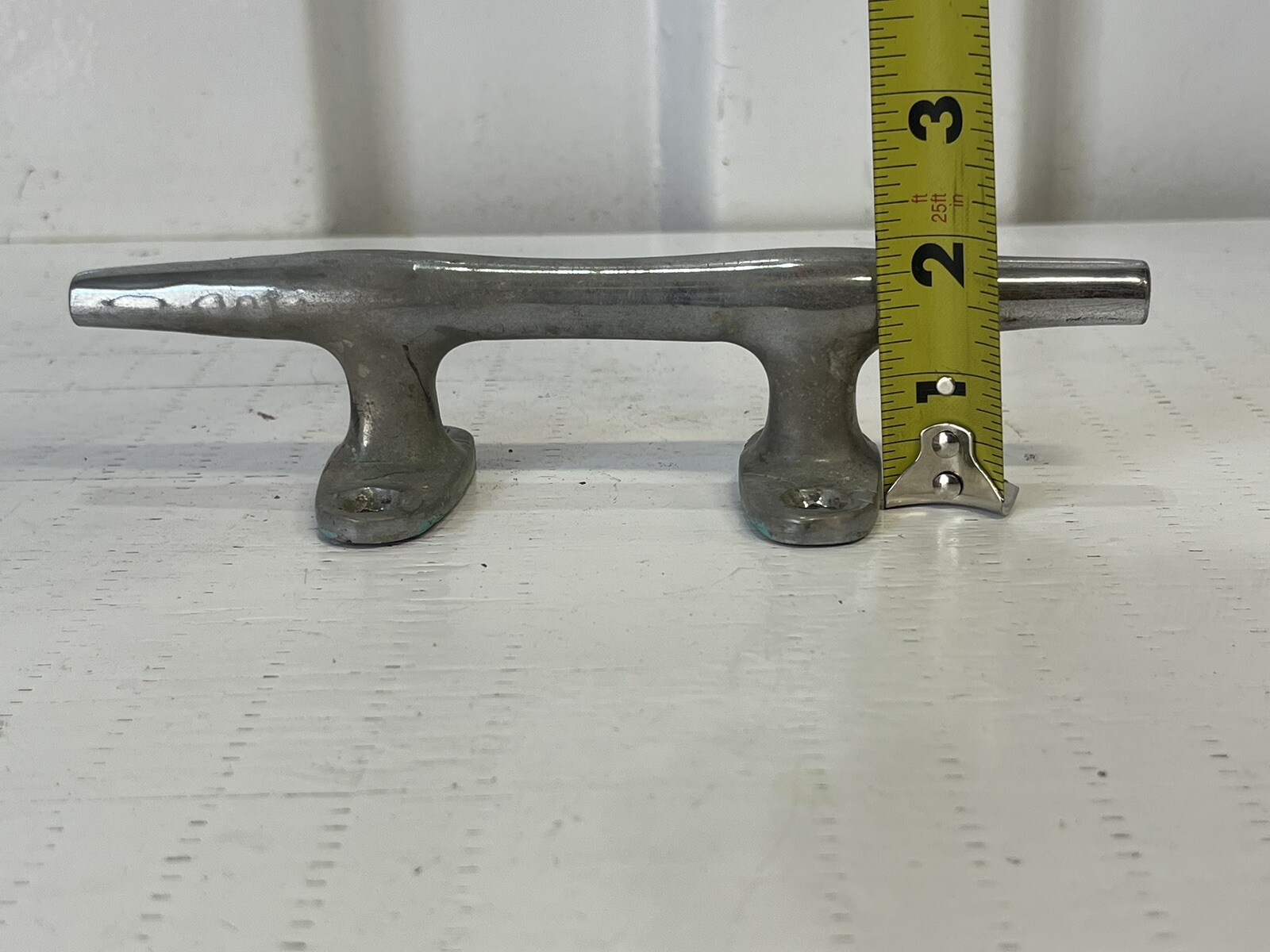 Chromed Brass Boat Cleat Herreshoff Cleat 8” Long