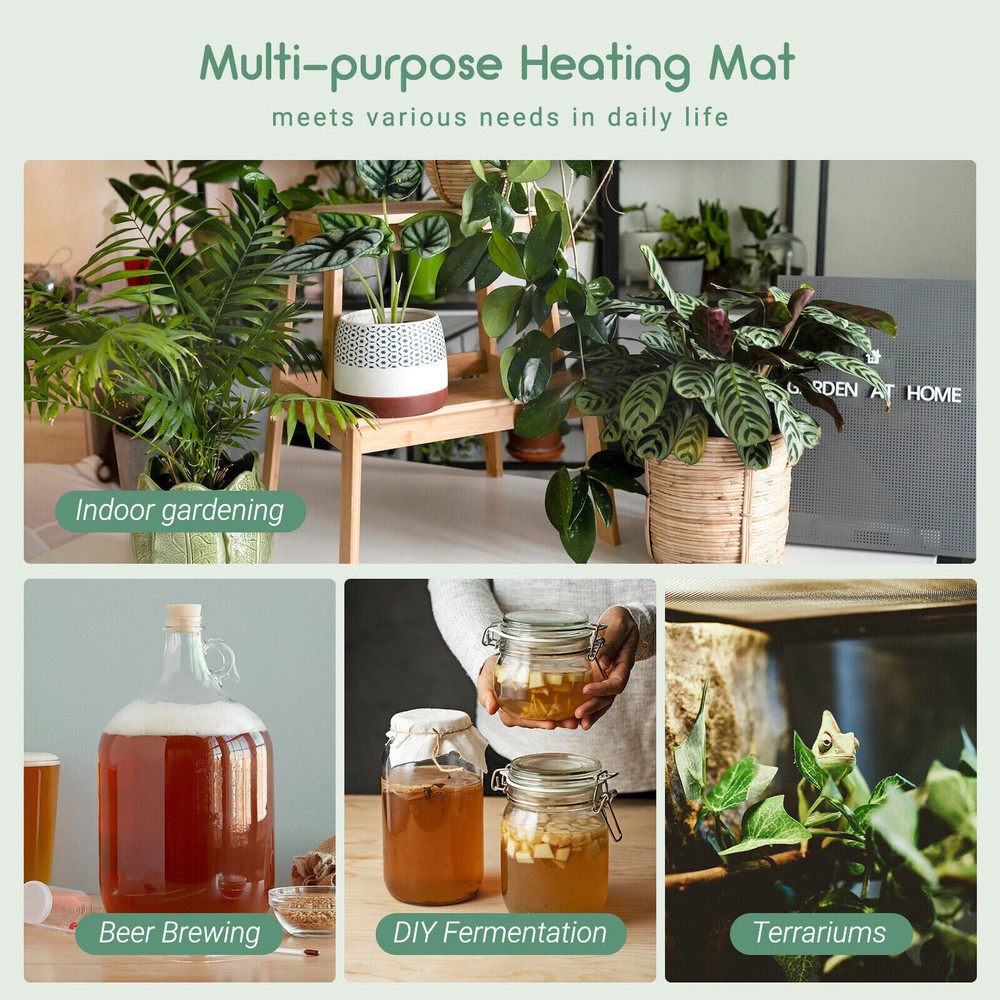 Brewing Heating Mat Fermentation Winemaking Distilling Beer Temperature Strip US