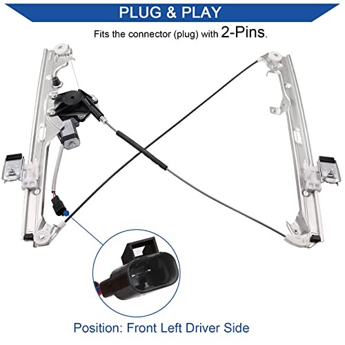 741-644 Power Window Regulator & Motor Assembly Front Left Driver Side