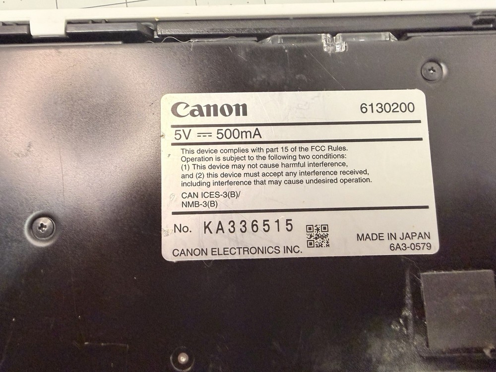 Canon imageFORMULA R10 Portable Document Scanner