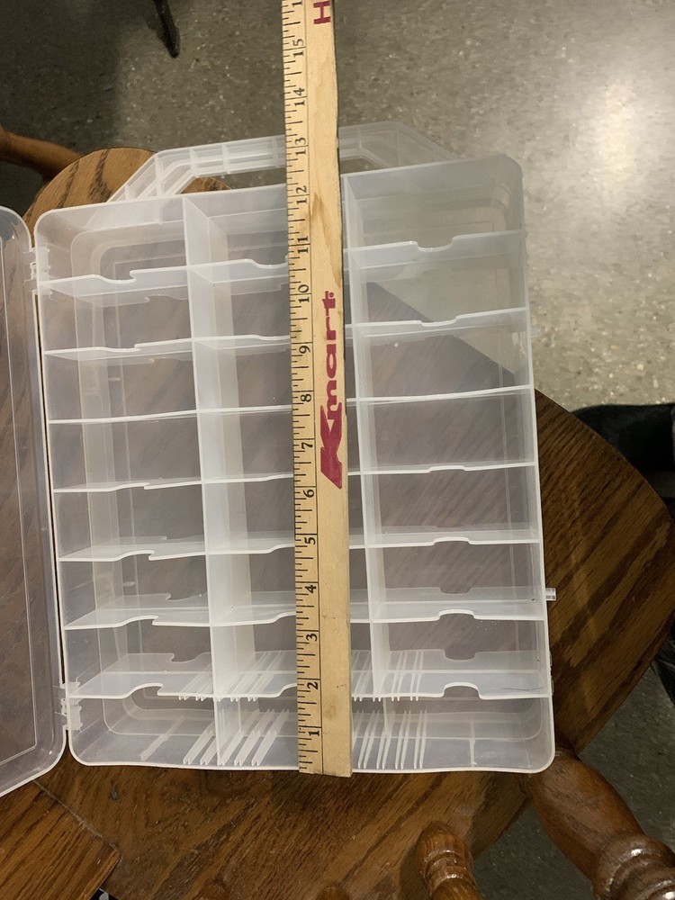 Double Sided Adjustable in Size Plastic Display Box