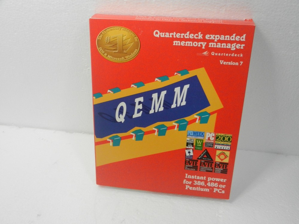 Quarterdeck Qemm  EXPANDED memory management software Version 7 onm 3.5" Floppy