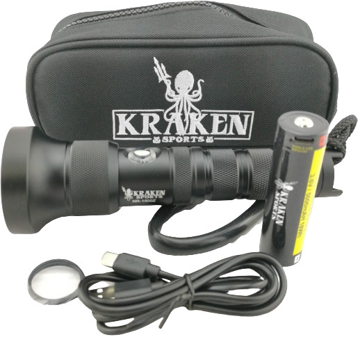 Kraken NR-1500 LED Dive Light