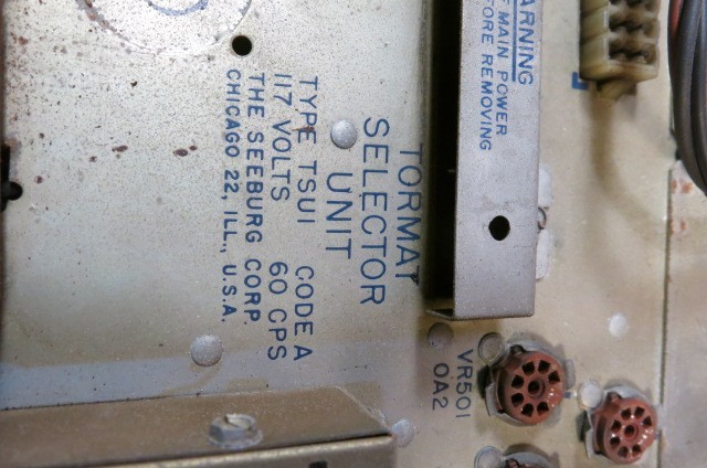 Seeburg 220 222 Selection Receiver / Tormat Selector Unit TSU1 Code A Untested