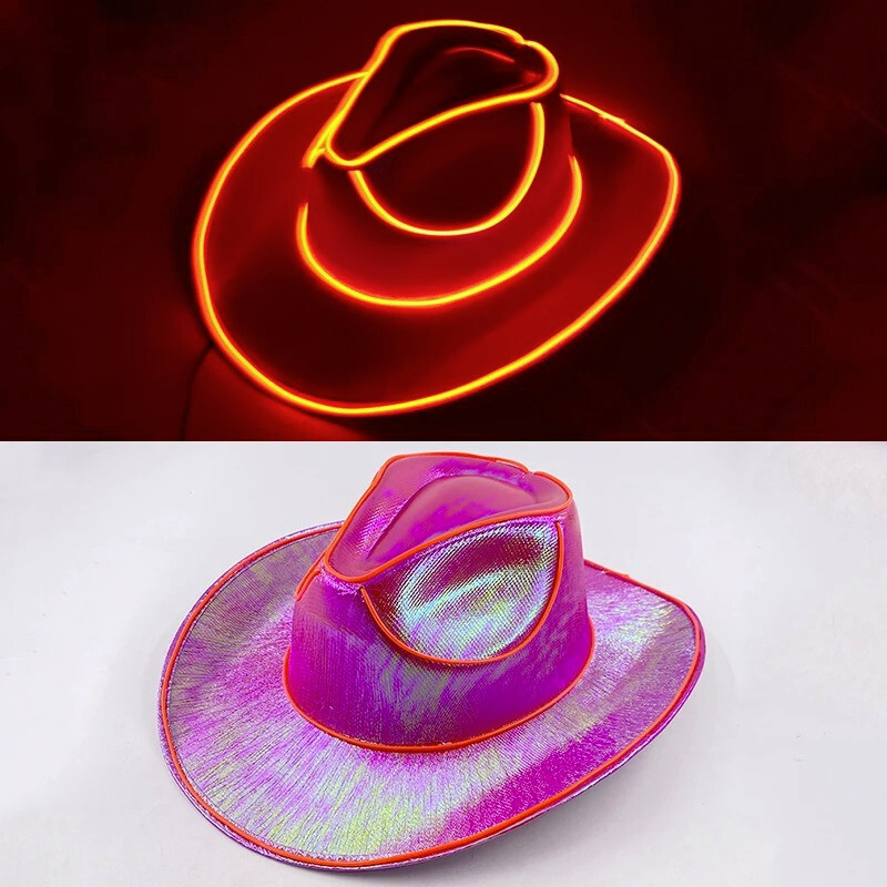 Western LED Cowboy Hat