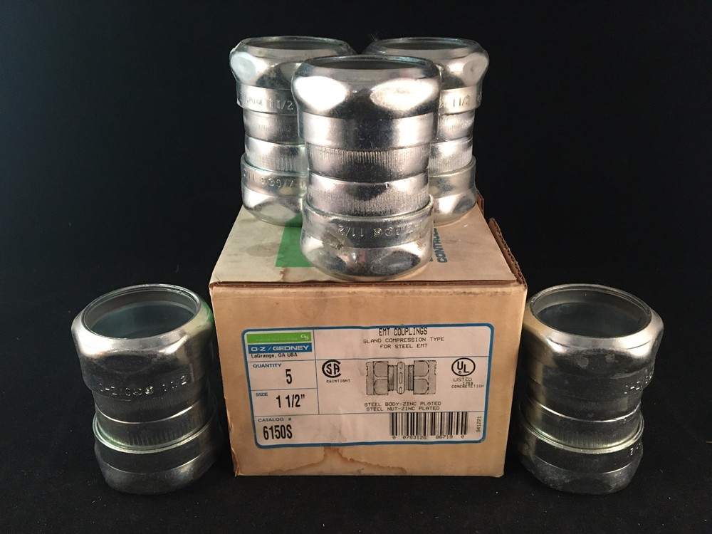 Box of 5 6150S Emt-Thinwall Coupling