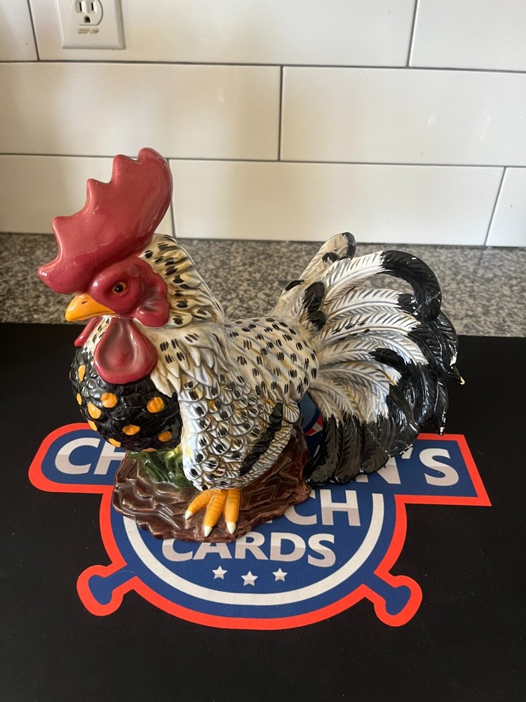 2000 Blue Sky Ceramic Rooster Figure