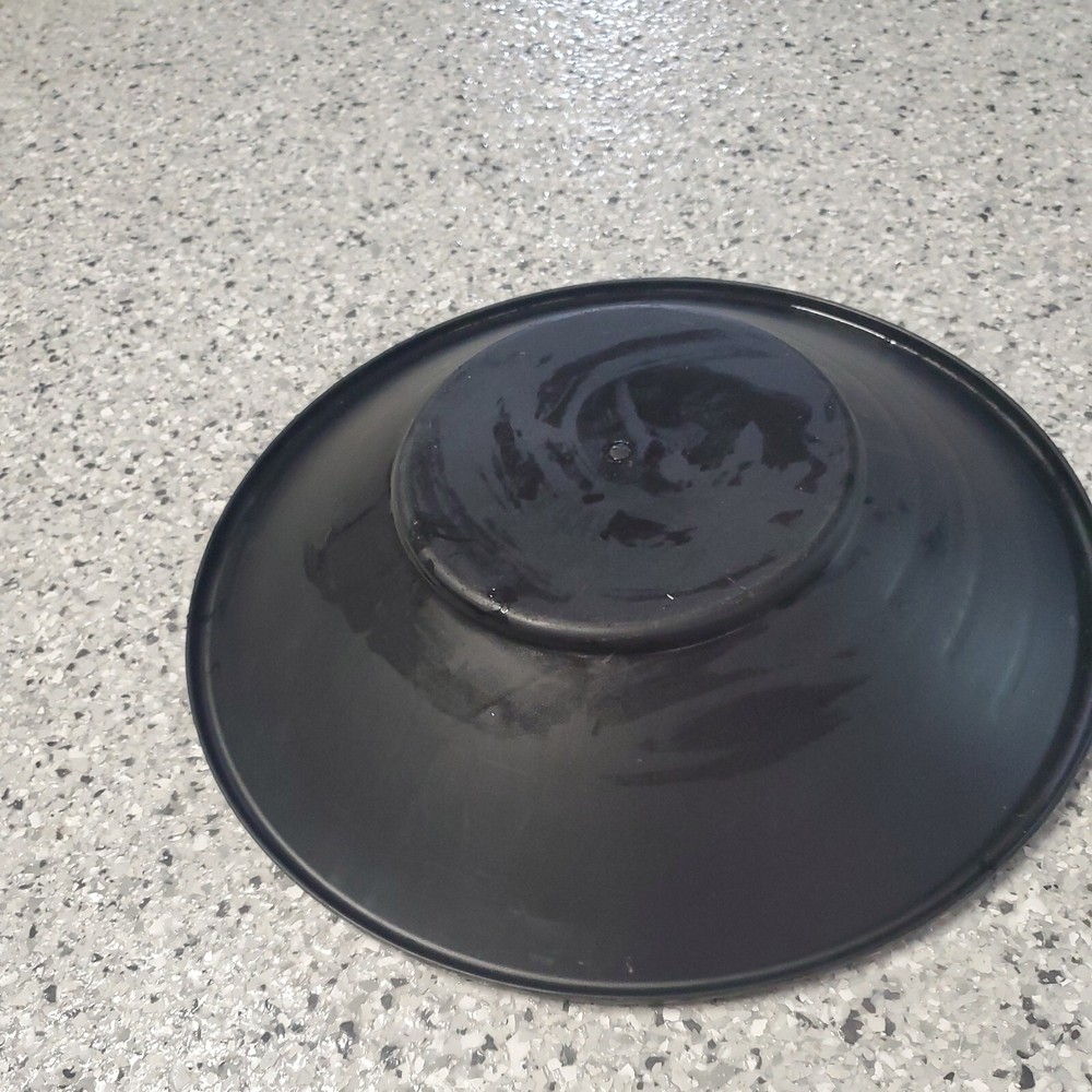Gold Pan Black Plastic