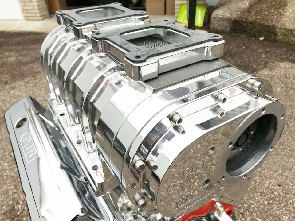 372 C.I. SMALL BLOCK CHEVY BLOWER SUPERCHARGER MOTOR COMPLETE NEW