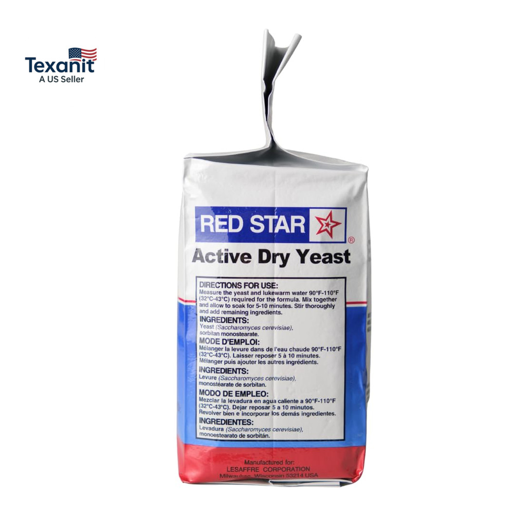 Active Dry Yeast 16 Oz (1 Pound) Size