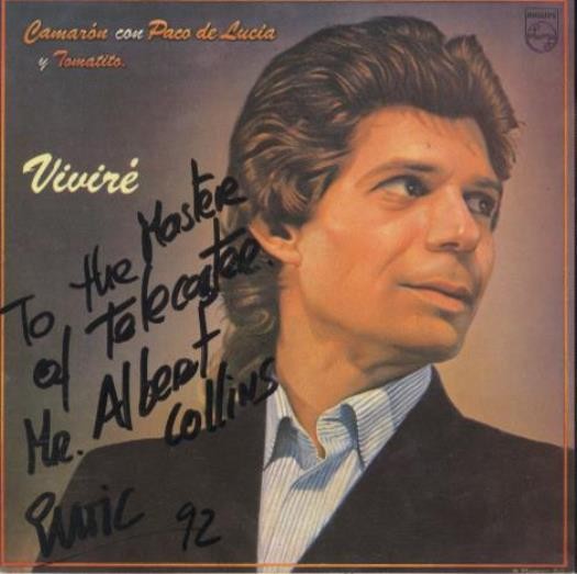 Camaron Con Paco De Lucia Y Tomatito Vivire CD Albert Collins owned? UNIQUE RARE