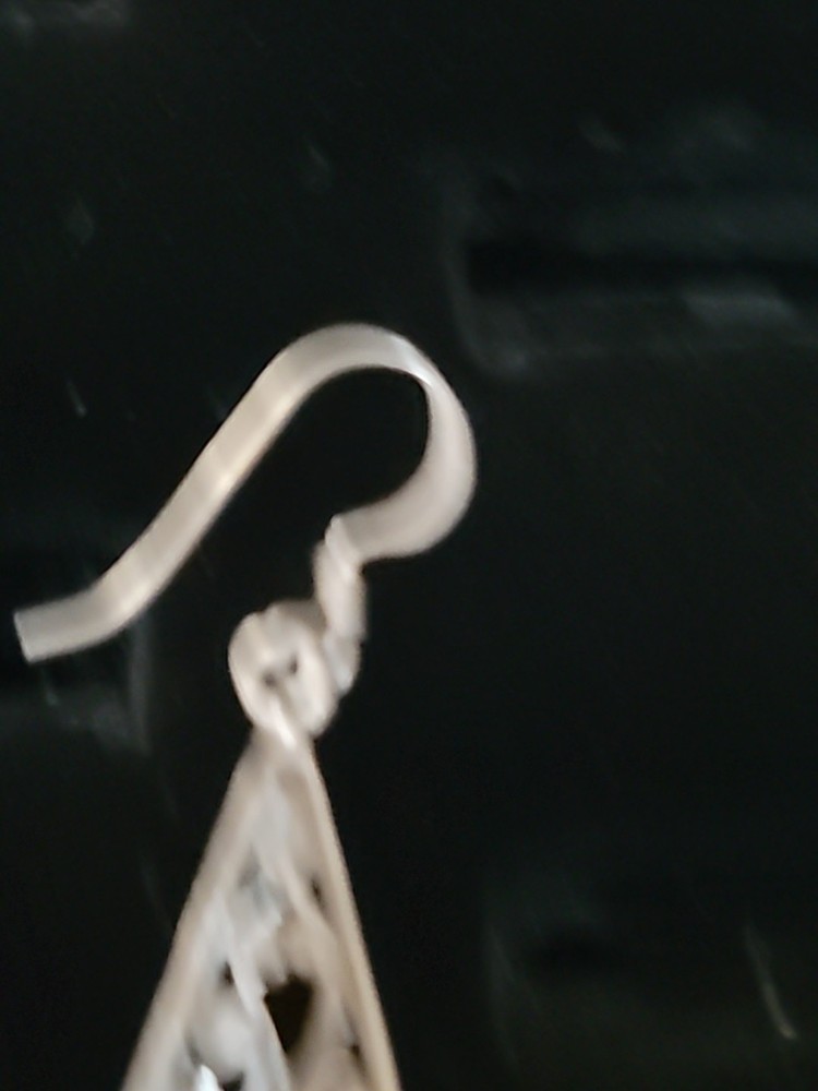 Sterling Silver earrings And Ring Set Size 5.75