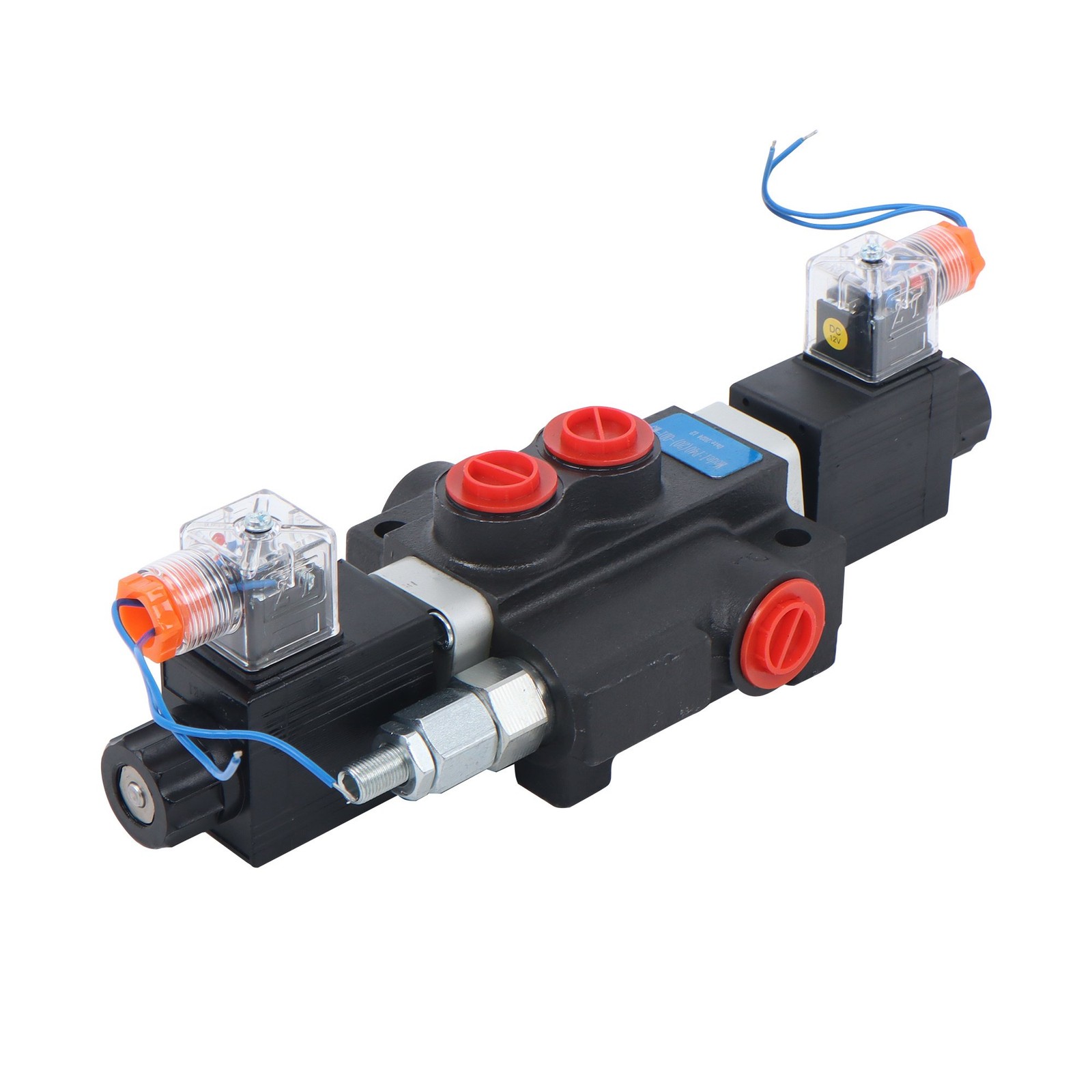 1 Spool 3600 PSI Solenoid Hydraulic Control Valve Double Acting 13 GPM 12V DC