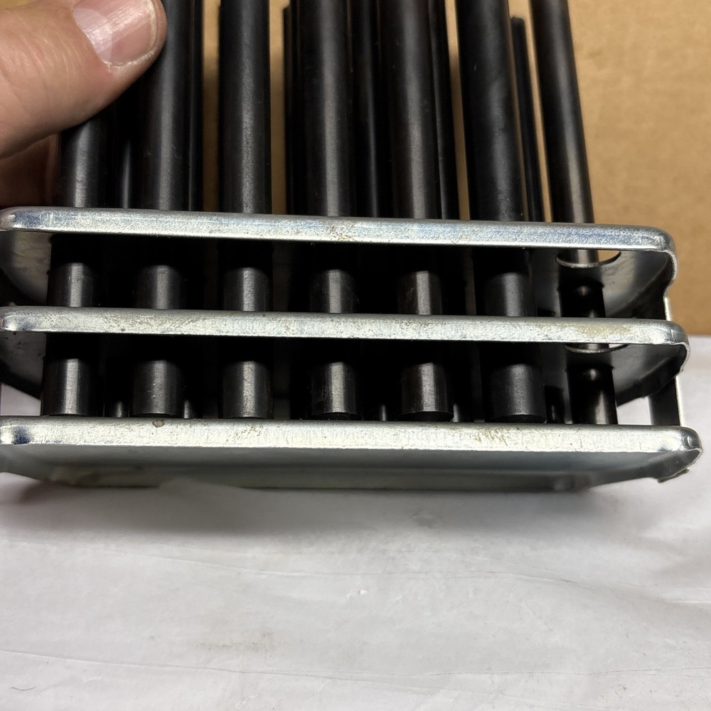 Vintage Spellmaco Transfer Punch Set 26 Pc Standard SAE w/ Rack Missing 2 (READ)