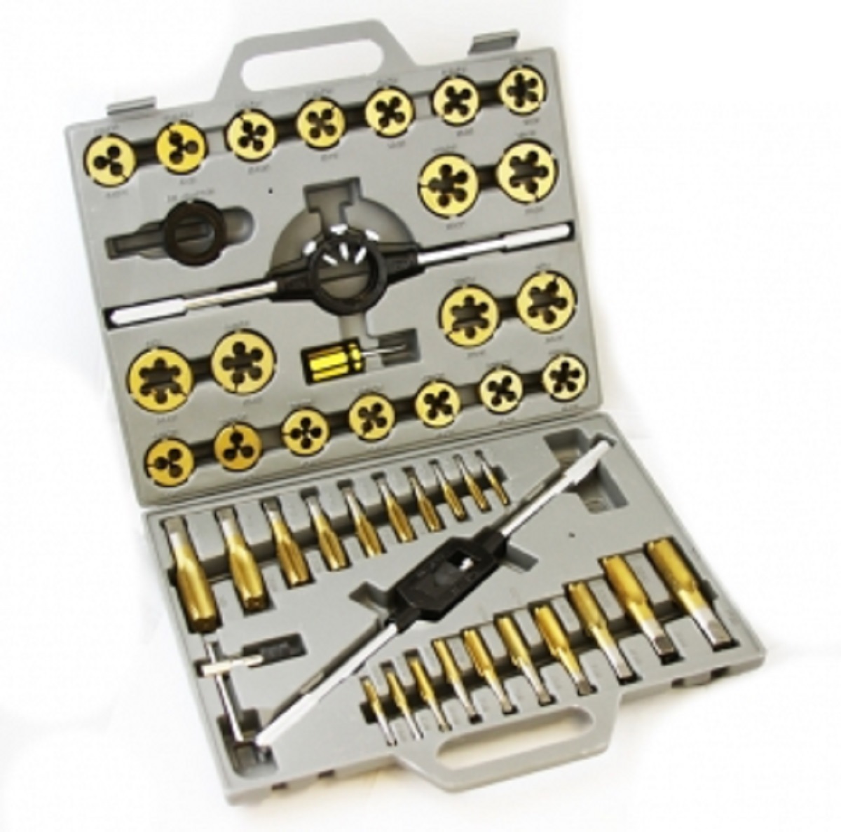 LARGE MM TITANIUM METRIC TAP AND DIE THREADING TOOL SET