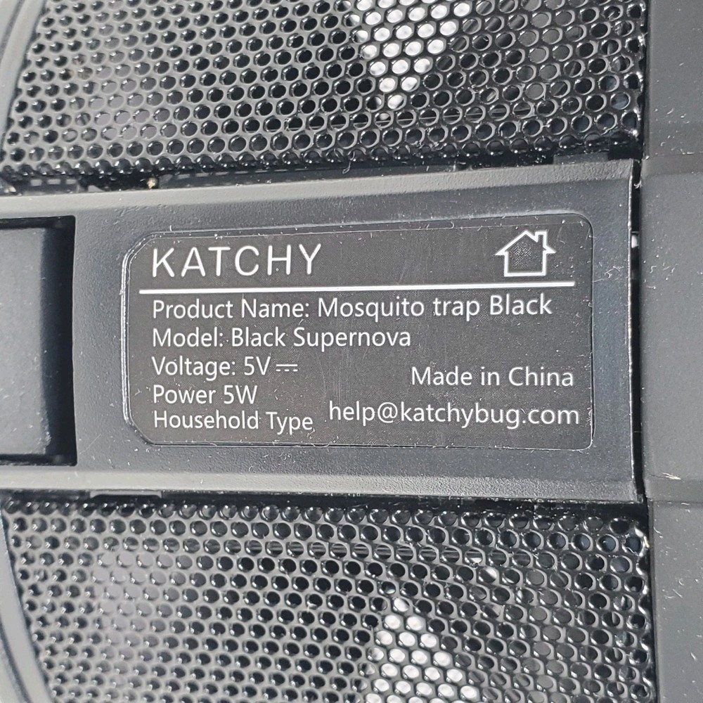 Katchy Automatic Indoor Insect Trap - Black UV Light Table Top Bug Catcher