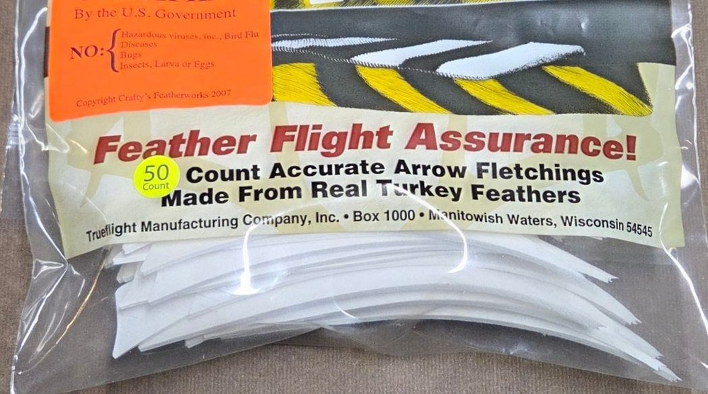 Trueflight Feathers "5" Shield LW or RW 50 Count
